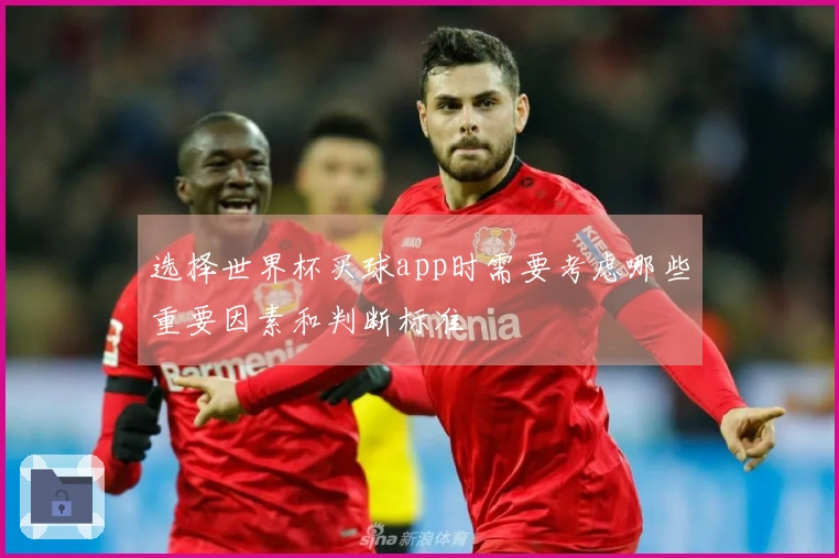 选择世界杯买球app时需要考虑哪些重要因素和判断标准