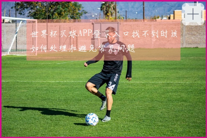 世界杯买球APP登录入口找不到时该如何处理和避免常见问题