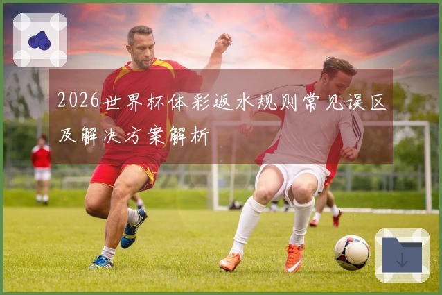 2026世界杯体彩返水规则常见误区及解决方案解析