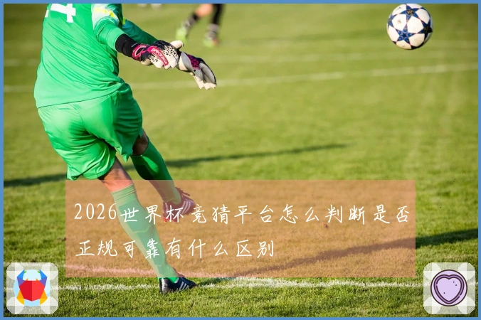 2026世界杯竞猜平台怎么判断是否正规可靠有什么区别